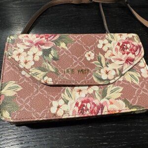 Nine West Floral Crossbody Wallet / Convertible Bag | Chic & Versatile